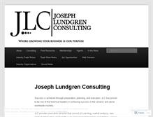 Tablet Screenshot of josephlundgrenconsulting.com